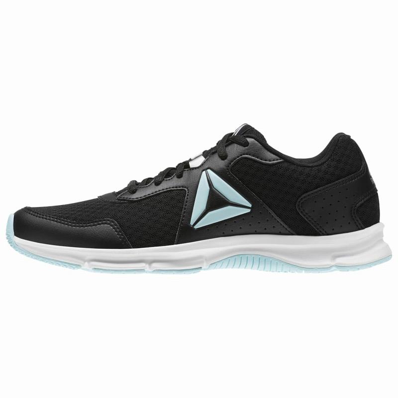 Tenisi Reebok Express Trainer Dama Negrii/Turcoaz/Albi Romania YK5664BC
